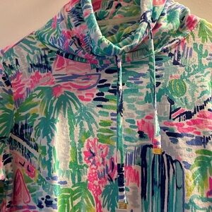 Lilly Pulitzer cowl neck pullover